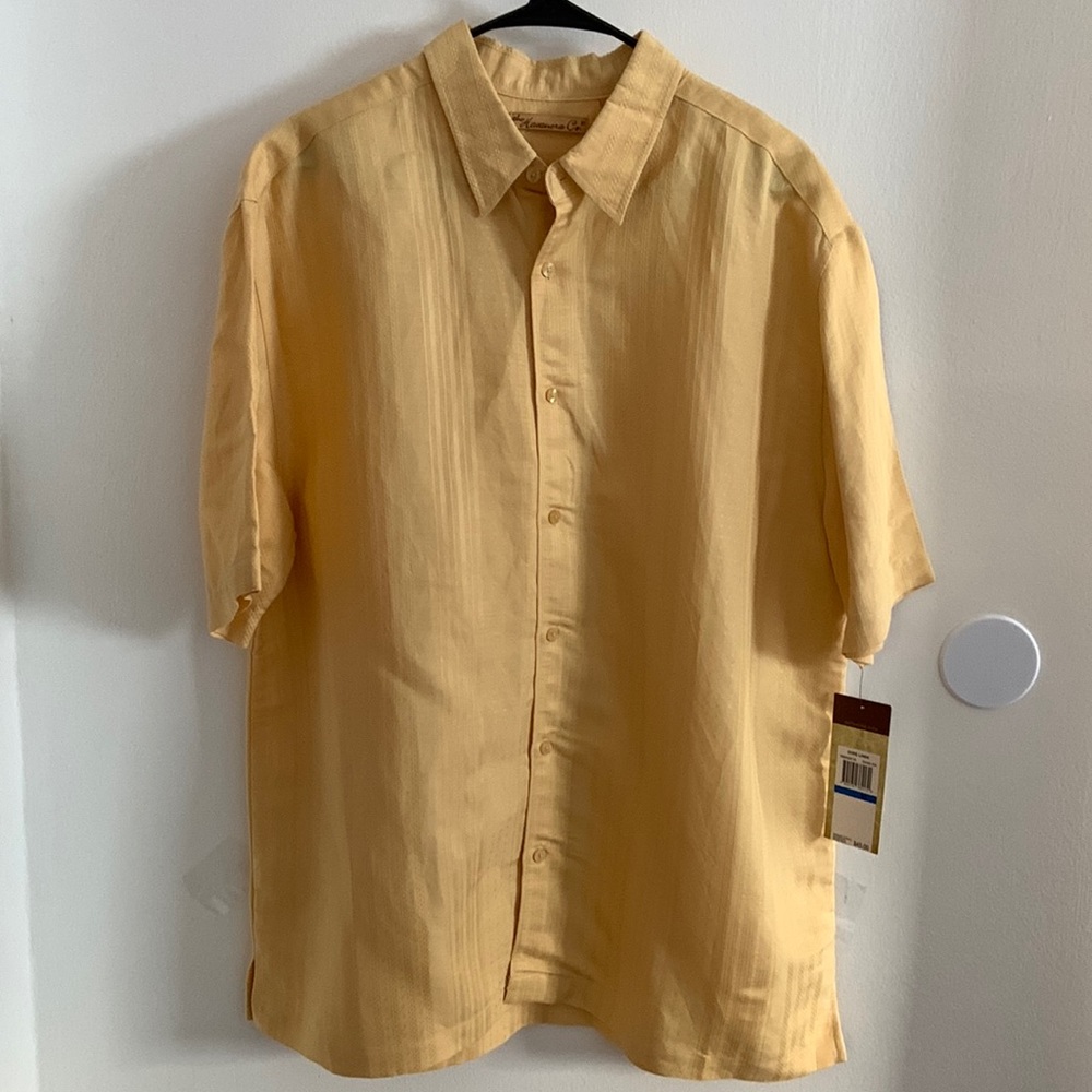 The Havanera Co Sahara Sun Button Down Shirt. XL NWT.